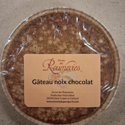 gâteau noix et chocolat des Roumevies