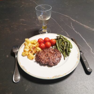 Steak haché de canard frais